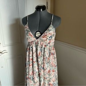 Lulus floral chiffon sun dress size X-Small